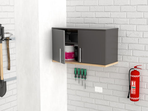 Image of Inval America Wall Mounted Garage Storage Cabinet GM-1940