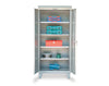 StrongHold Extreme Duty 12 GA Stainless Steel Weather-Resistant Cabinet with 4 Shelves – 36 In. W x 24 In. D x 79¾ In. H