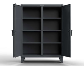 StrongHold Extreme Duty 12 GA Double Shift Cabinet with 6 Shelves – 36 In. W x 24 In. D x 66 In. H