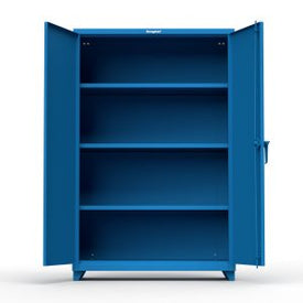 StrongHold Extra Heavy Duty 14 GA Cabinet with 3 Shelves – 48 In. W x 24 In. D x 75 In. H