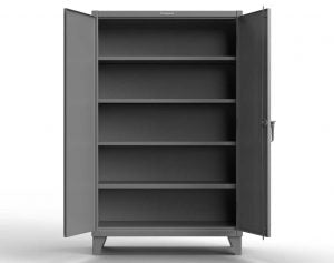 StrongHold Extreme Duty 12 GA Cabinet with 4 Shelves – 48 In. W x 24 In. D x 78 In. H