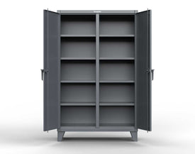StrongHold Extreme Duty 12 GA Double Shift Cabinet with 8 Shelves – 36 In. W x 24 In. D x 78 In. H