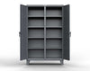 StrongHold Extreme Duty 12 GA Double Shift Cabinet with 8 Shelves – 36 In. W x 24 In. D x 78 In. H