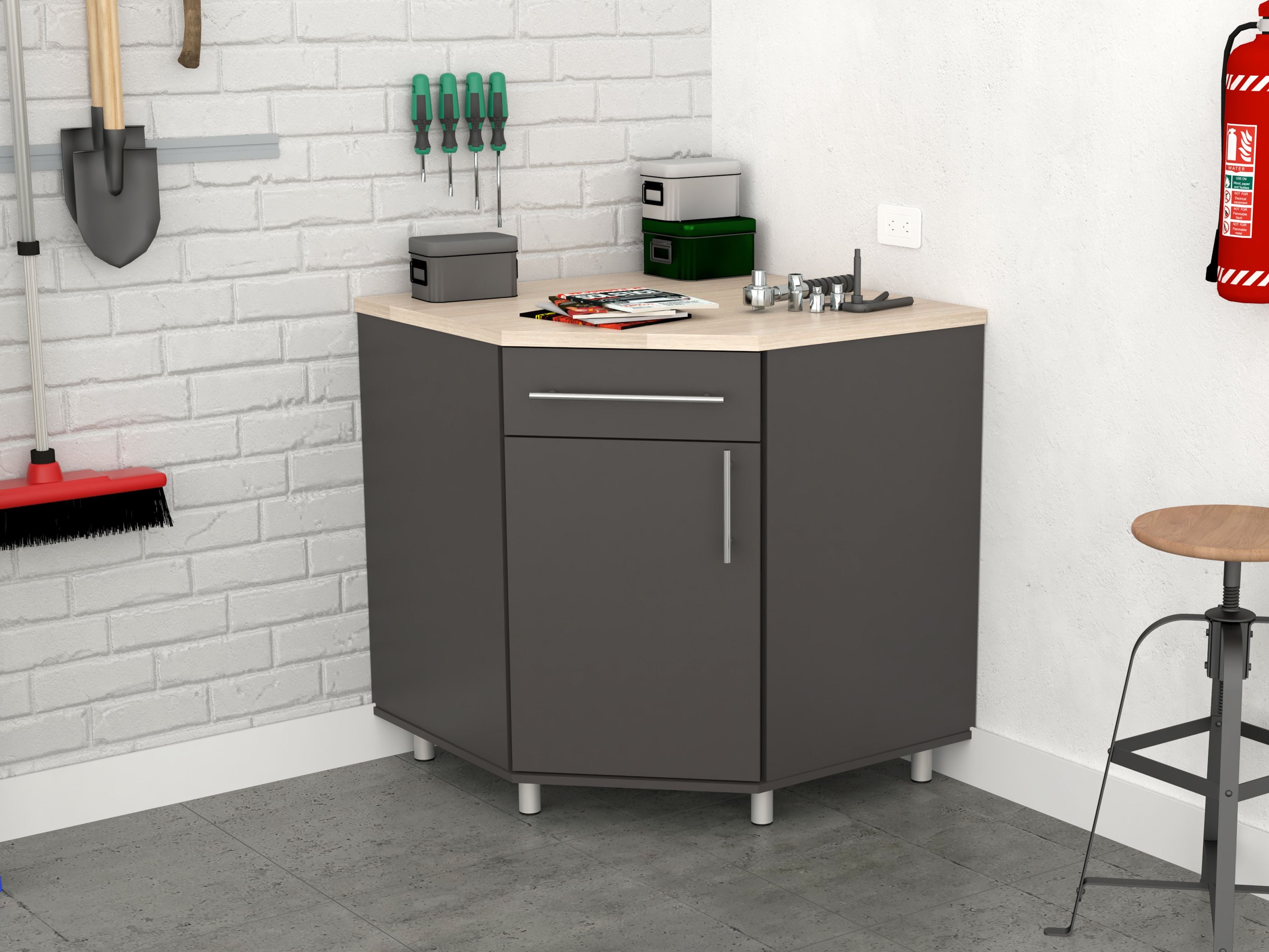 Inval America Garage Storage Cabinet GM-2540