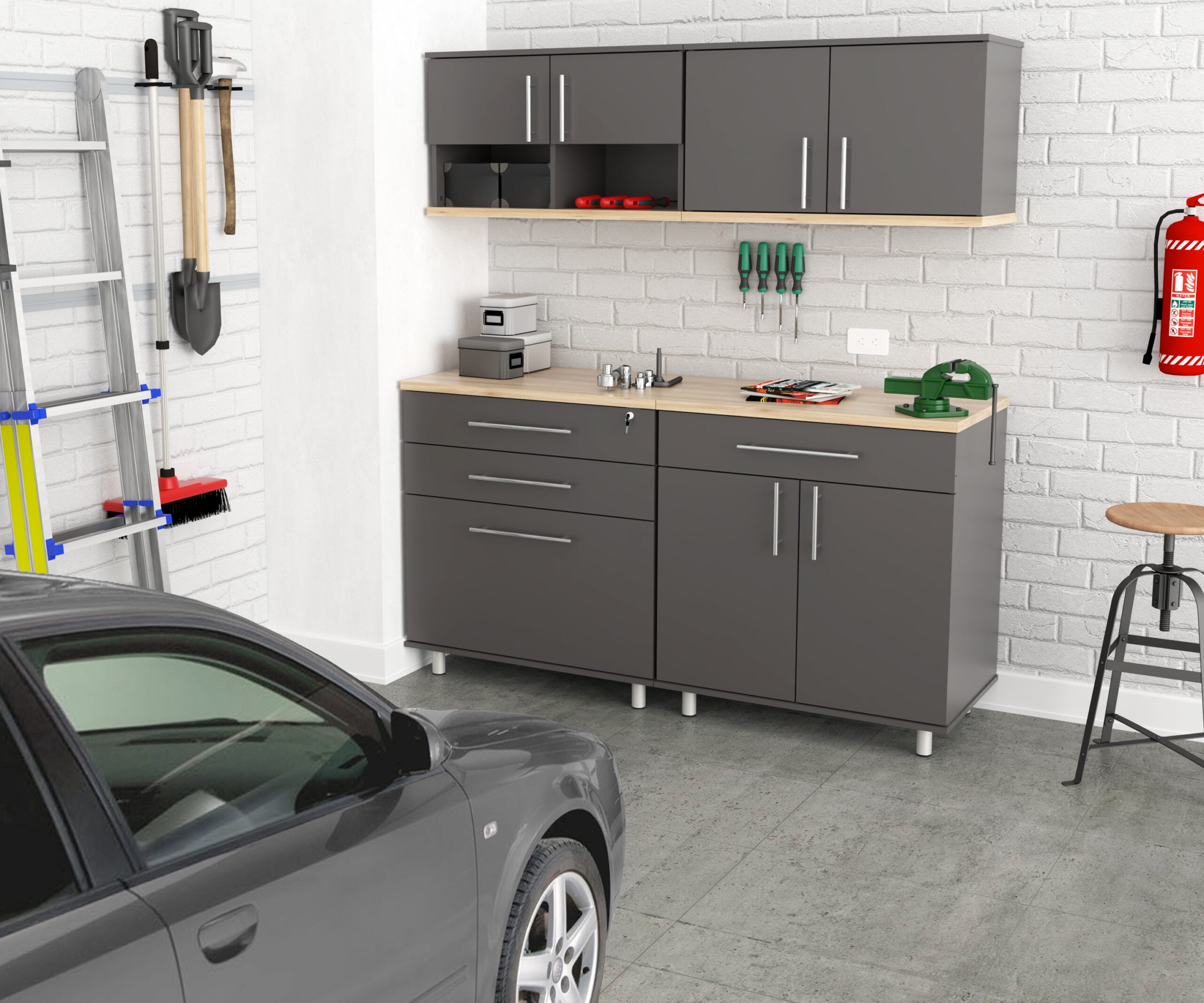 Inval America Garage Storage Cabinet GS-GP30