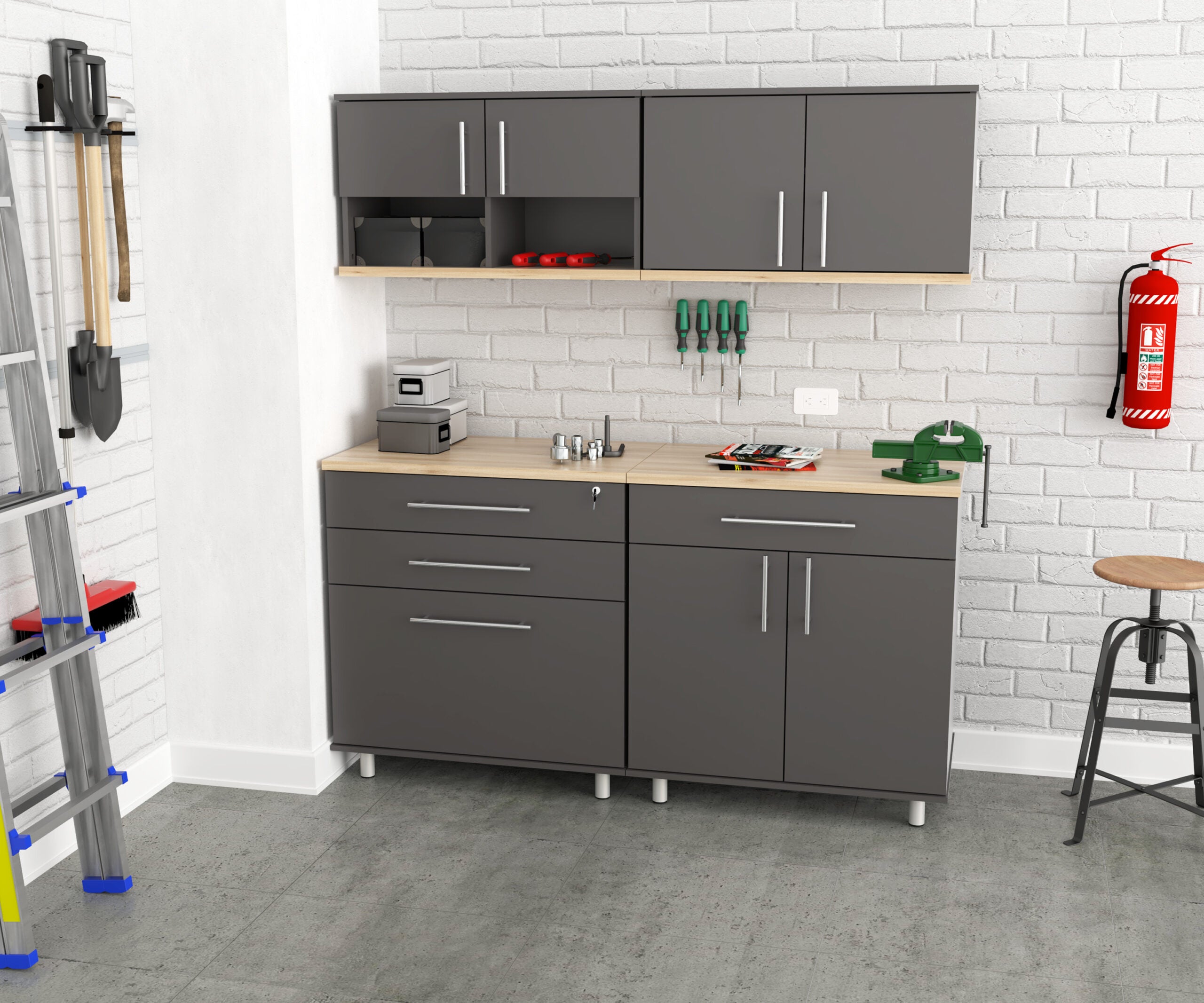 Inval America Garage Storage Cabinet GS-GP30