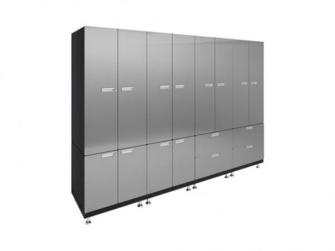 Image of Hercke Kit 7 – Locker Wall Garage Cabinet System