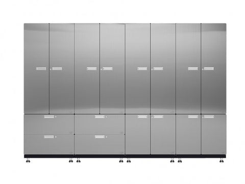 Image of Hercke Kit 7 – Locker Wall Garage Cabinet System