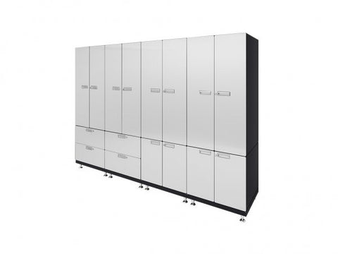 Image of Hercke Kit 7 – Locker Wall Garage Cabinet System