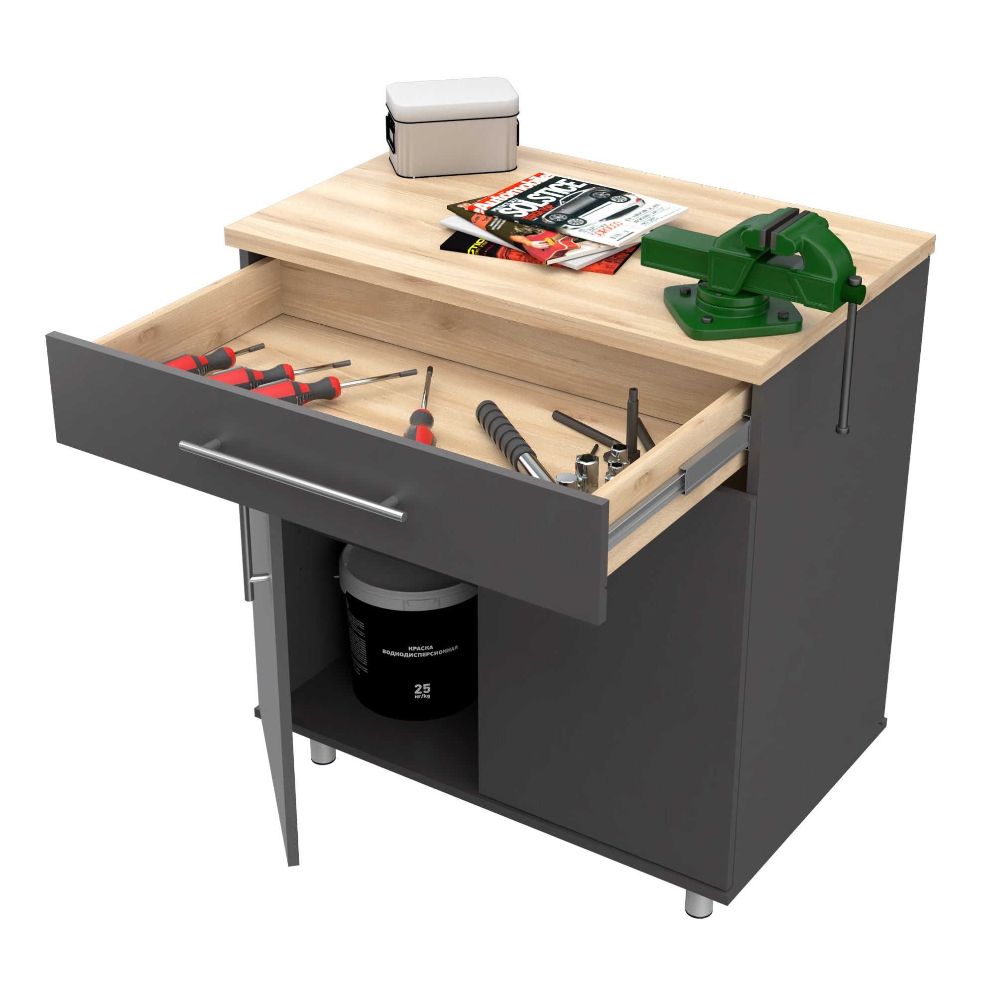 Inval America Garage Storage Cabinet GM-1740